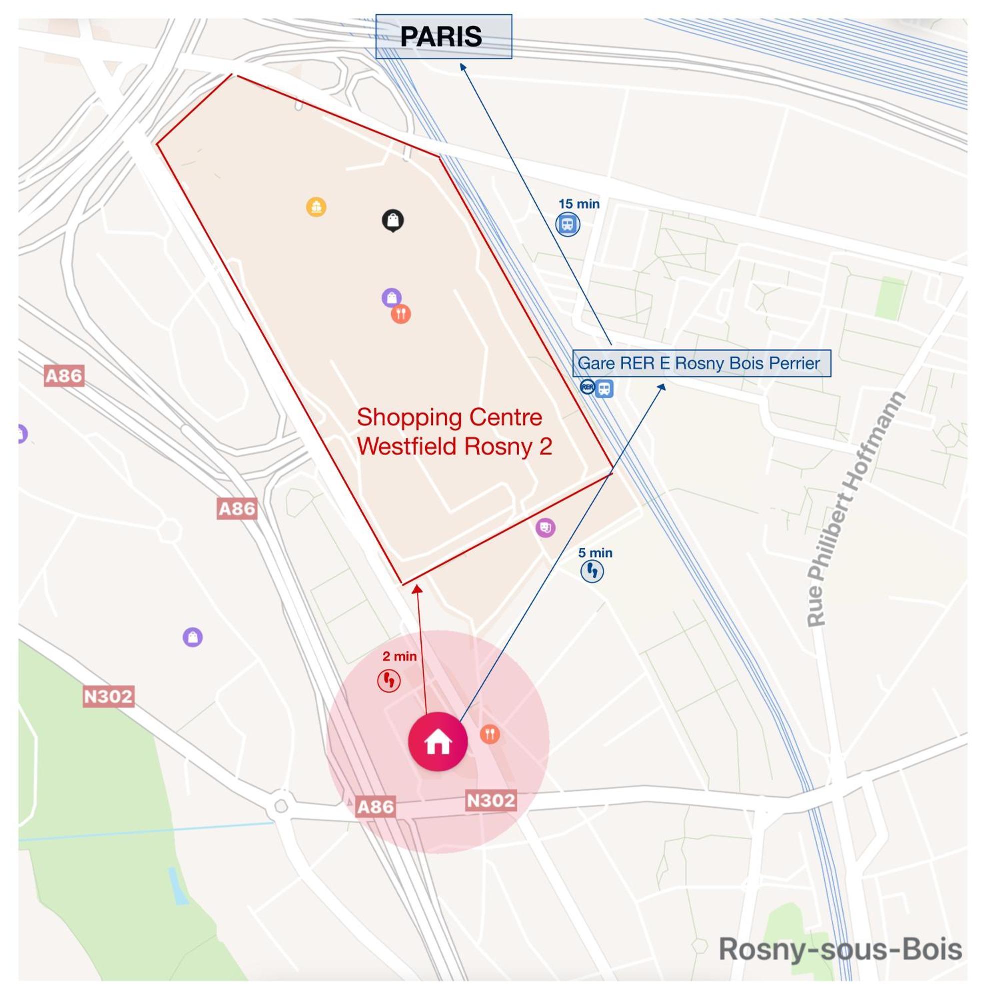 Studio Proche Du Centre Paris 15 Min Rosny-sous-Bois Esterno foto
